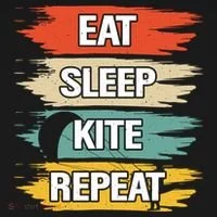 Eat Sleep Kite Repeat Gift Bucket Hat thumb 4