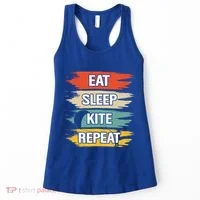 Eat Sleep Kite Repeat Gift Women's Tank Top thumb 0
