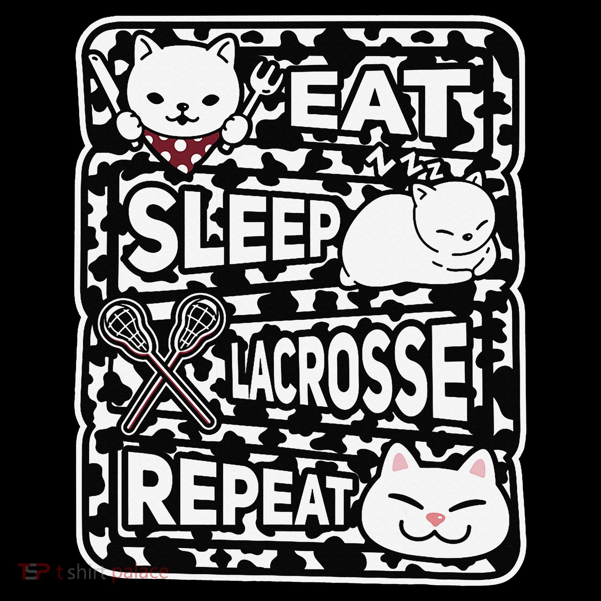 Eat Sleep Lacrosse Repeat Girl Lacrosse Lover Outfit Coffee Mug