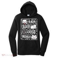 Eat Sleep Lacrosse Repeat Girl Lacrosse Lover Outfit Women's Hoodie thumb 0