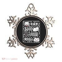 Eat Sleep Lacrosse Repeat Girl Lacrosse Lover Outfit Ornament thumb 0