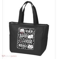 Eat Sleep Lacrosse Repeat Girl Lacrosse Lover Outfit Tote Bag thumb 3