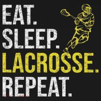 Eat Sleep Lacrosse Repeat Sports Team Gifts Fathers Day Women's Hoodie thumb 2