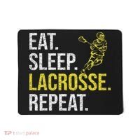 Eat Sleep Lacrosse Repeat Sports Team Gifts Fathers Day Mousepad thumb 0