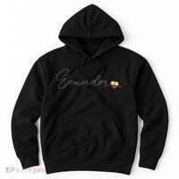 Ecuador Simple Love Ecuadorian Flag Heart On Ecuador Hoodie thumb 0