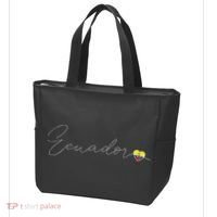 Ecuador Simple Love Ecuadorian Flag Heart On Ecuador Tote Bag thumb 3