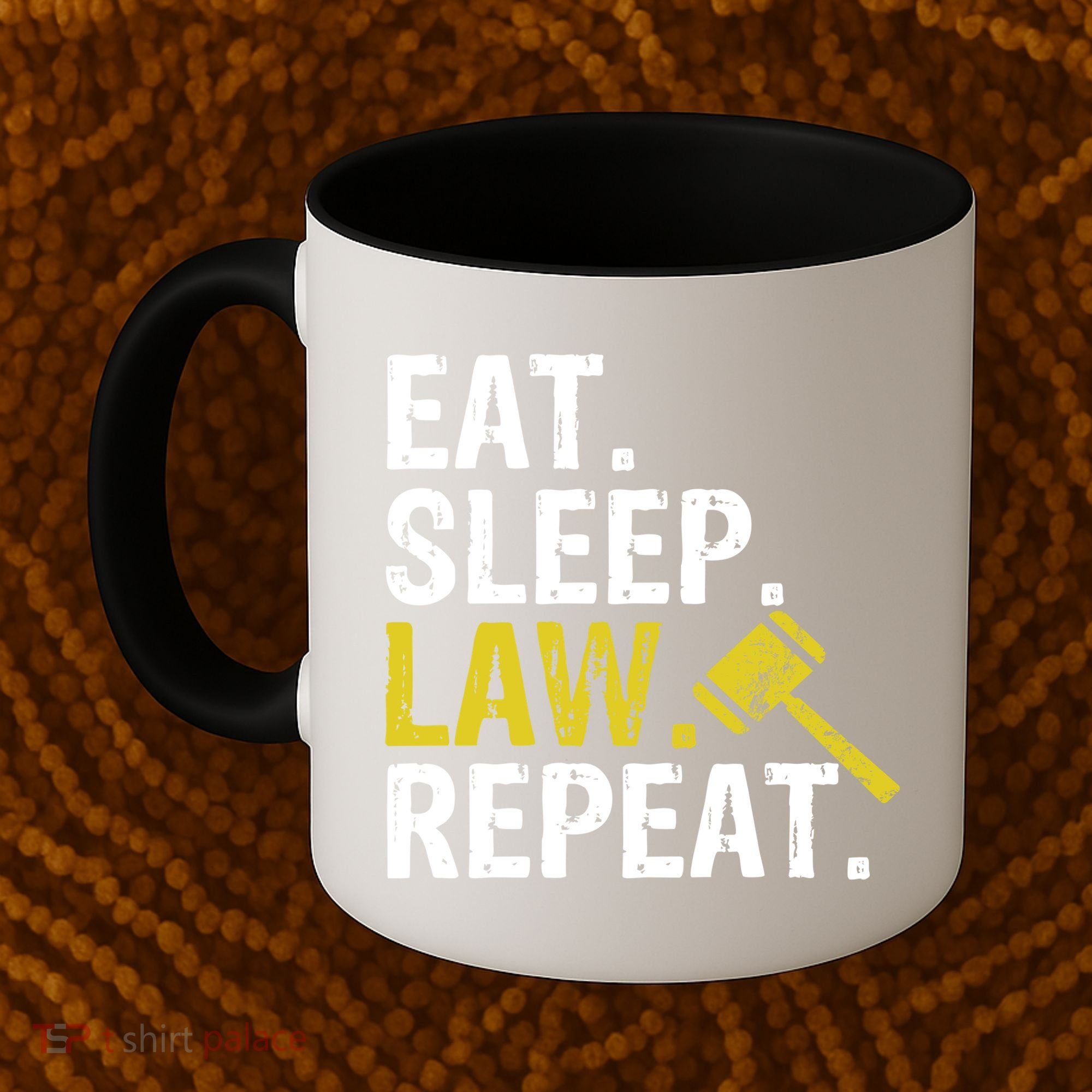 Eat Sleep Law Repeat School Lawyer Gift Coffee Mug