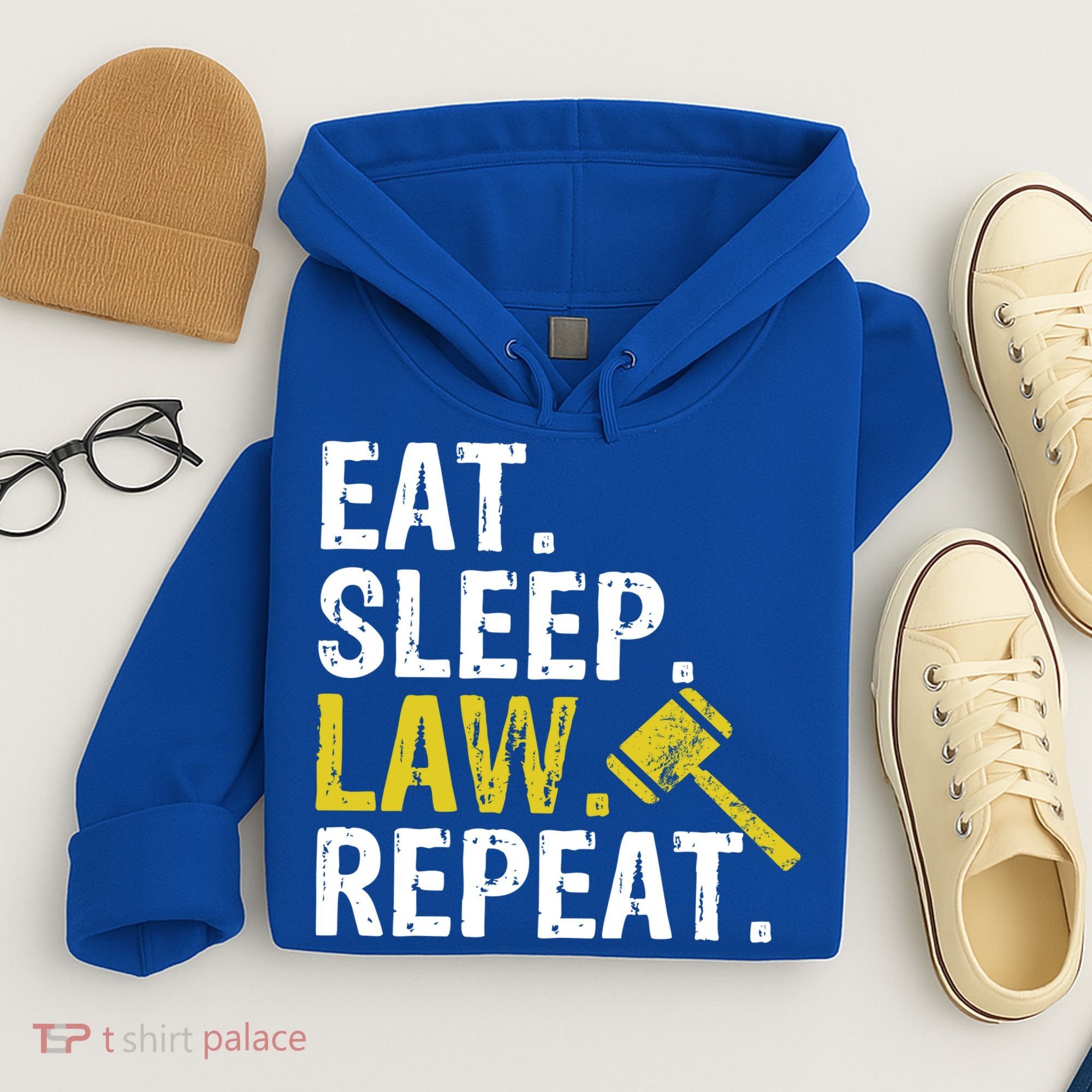 Eat Sleep Law Repeat School Lawyer Gift Hoodie