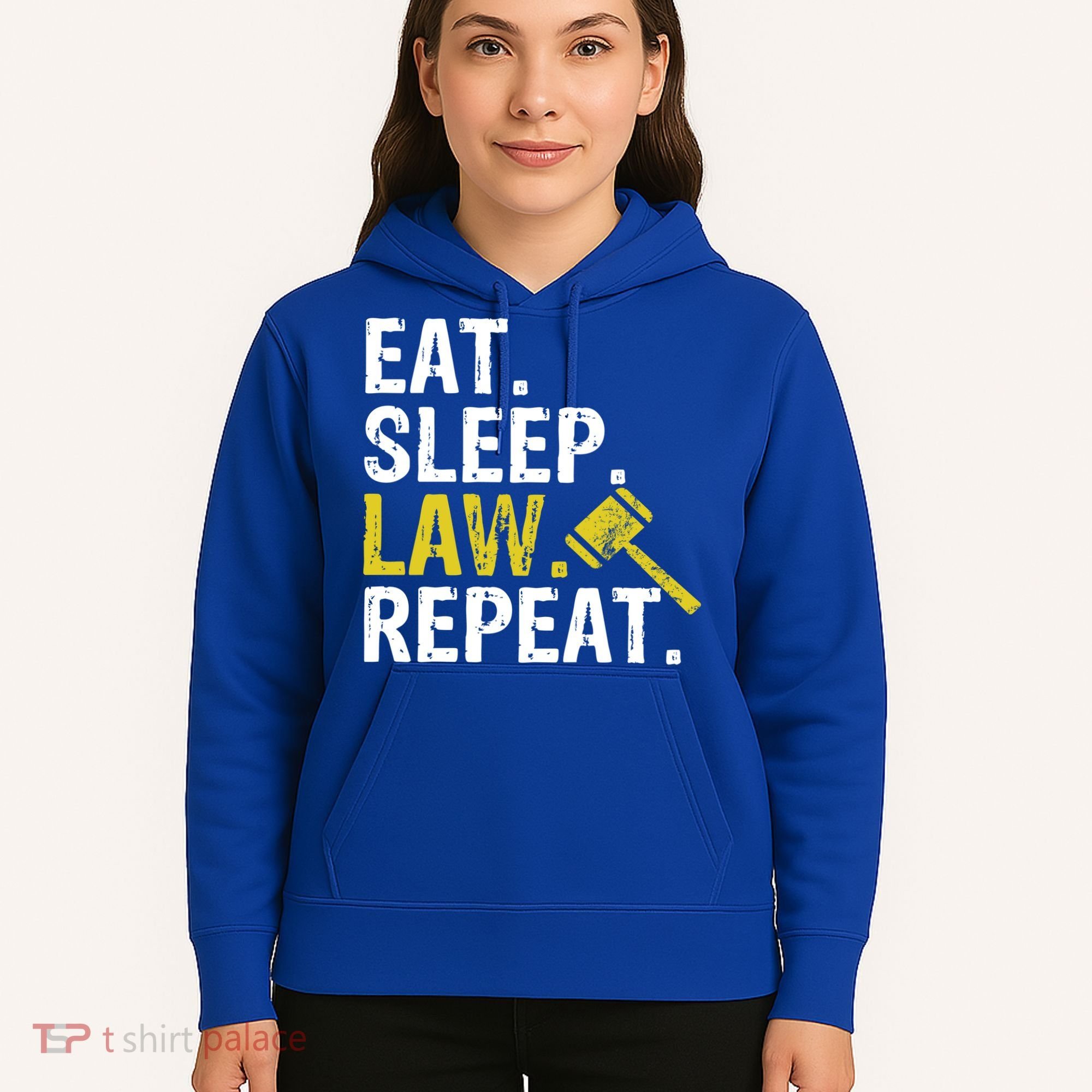 Eat Sleep Law Repeat School Lawyer Gift Hoodie