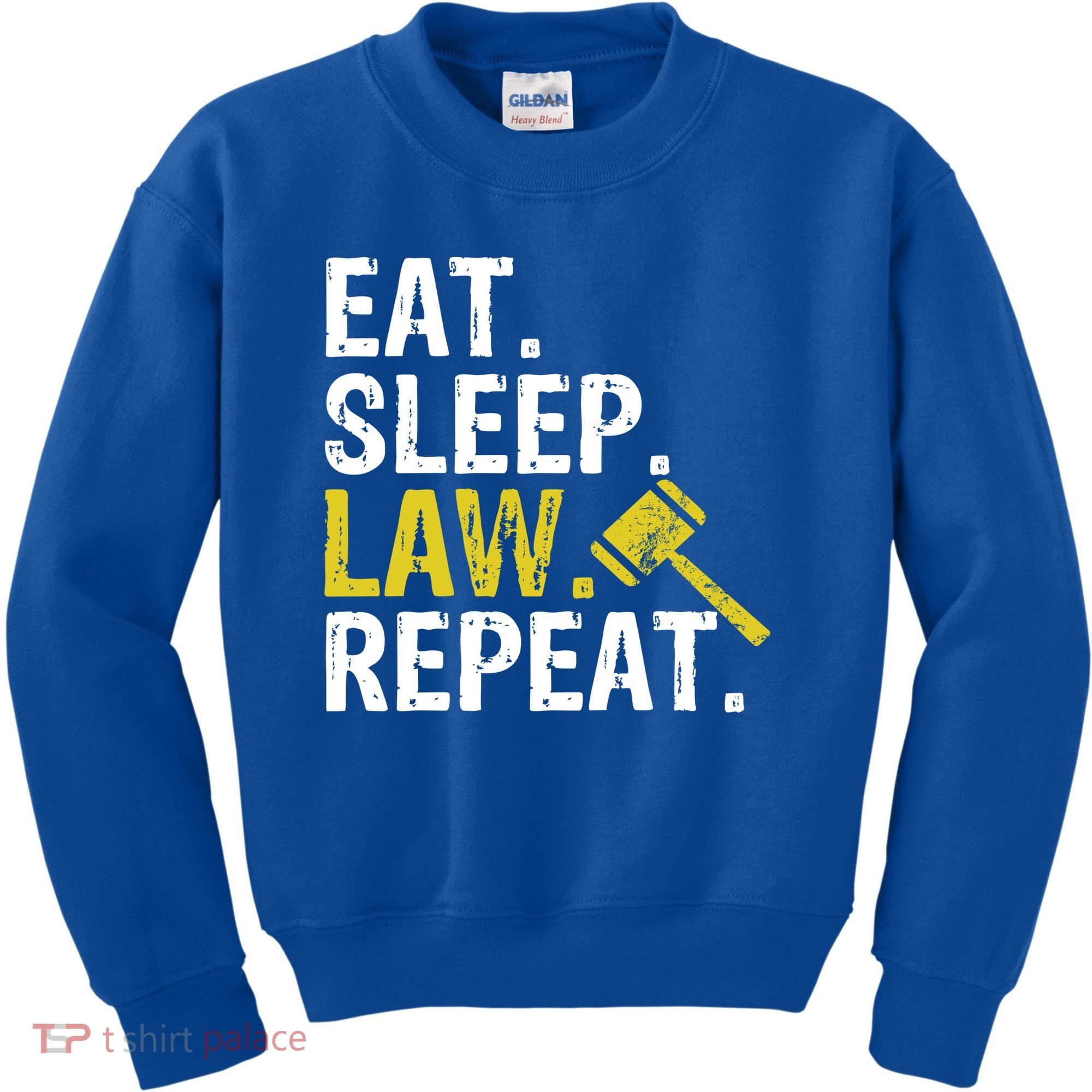 Eat Sleep Law Repeat School Lawyer Gift Kids Sweatshirt
