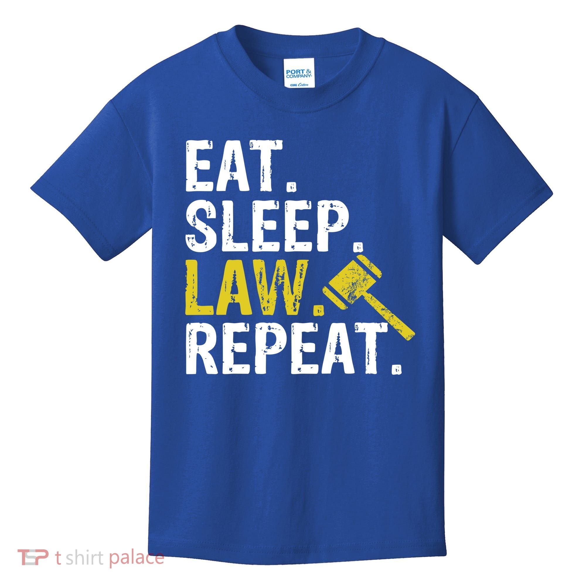 Eat Sleep Law Repeat School Lawyer Gift Kids T-Shirt