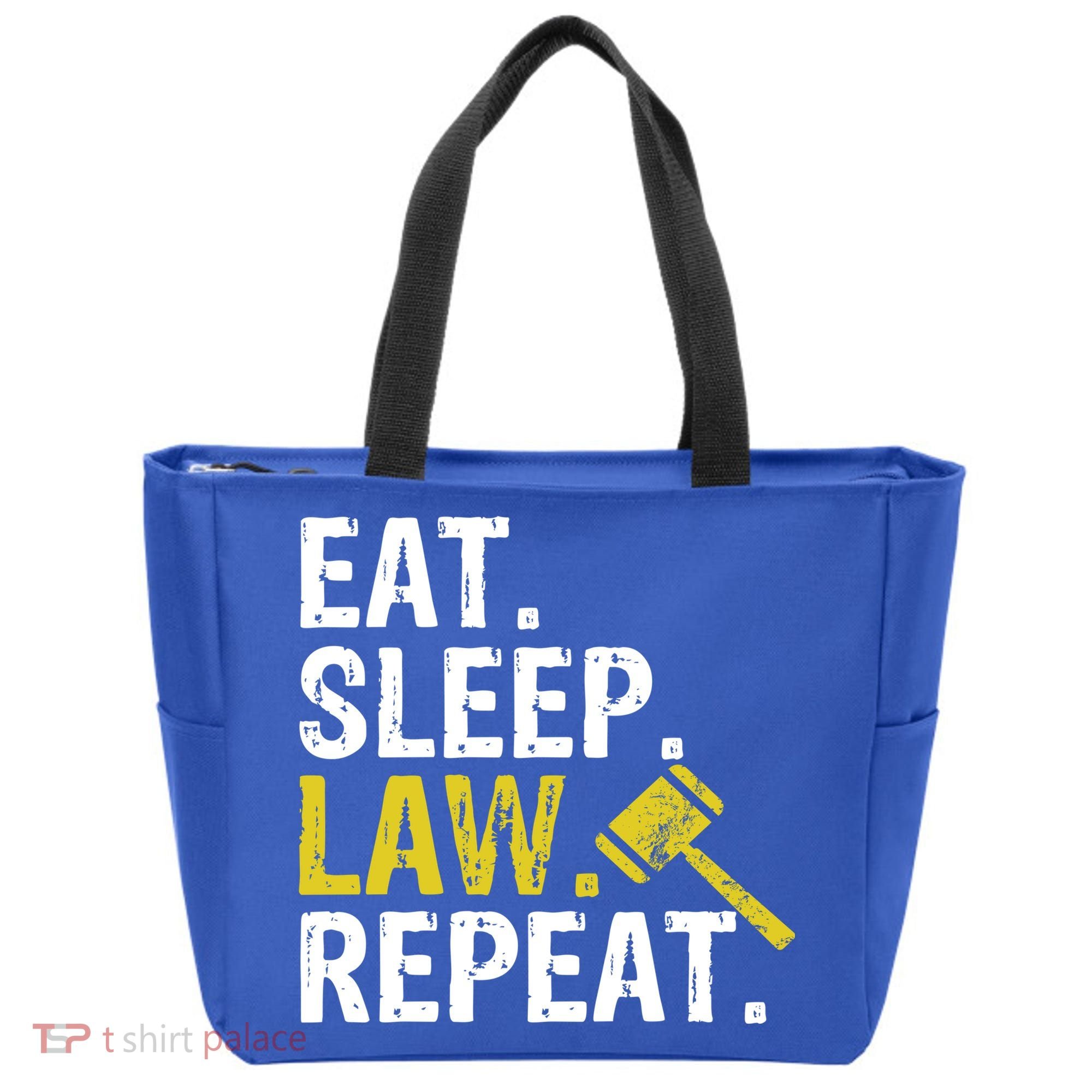 Eat Sleep Law Repeat School Lawyer Gift Tote Bag