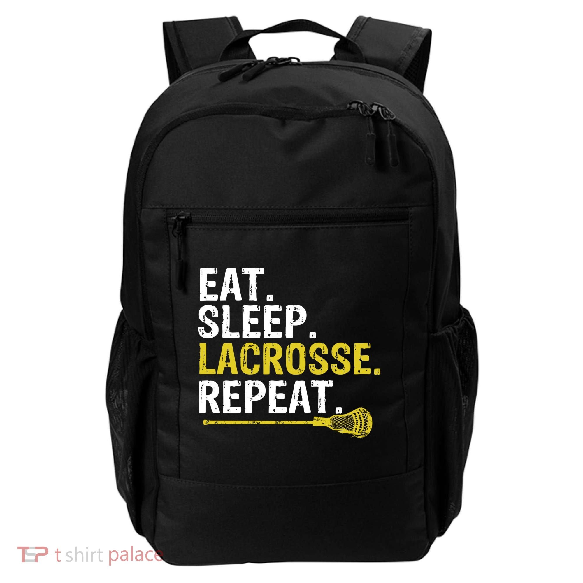 Eat Sleep Lacrosse Repeat Sports Team Game Gift Backpack