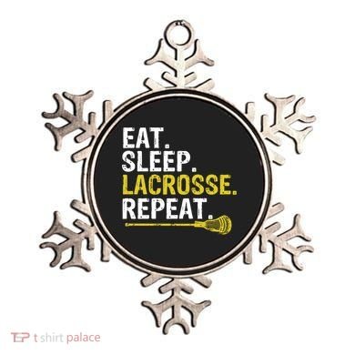 Eat Sleep Lacrosse Repeat Sports Team Game Gift Ornament