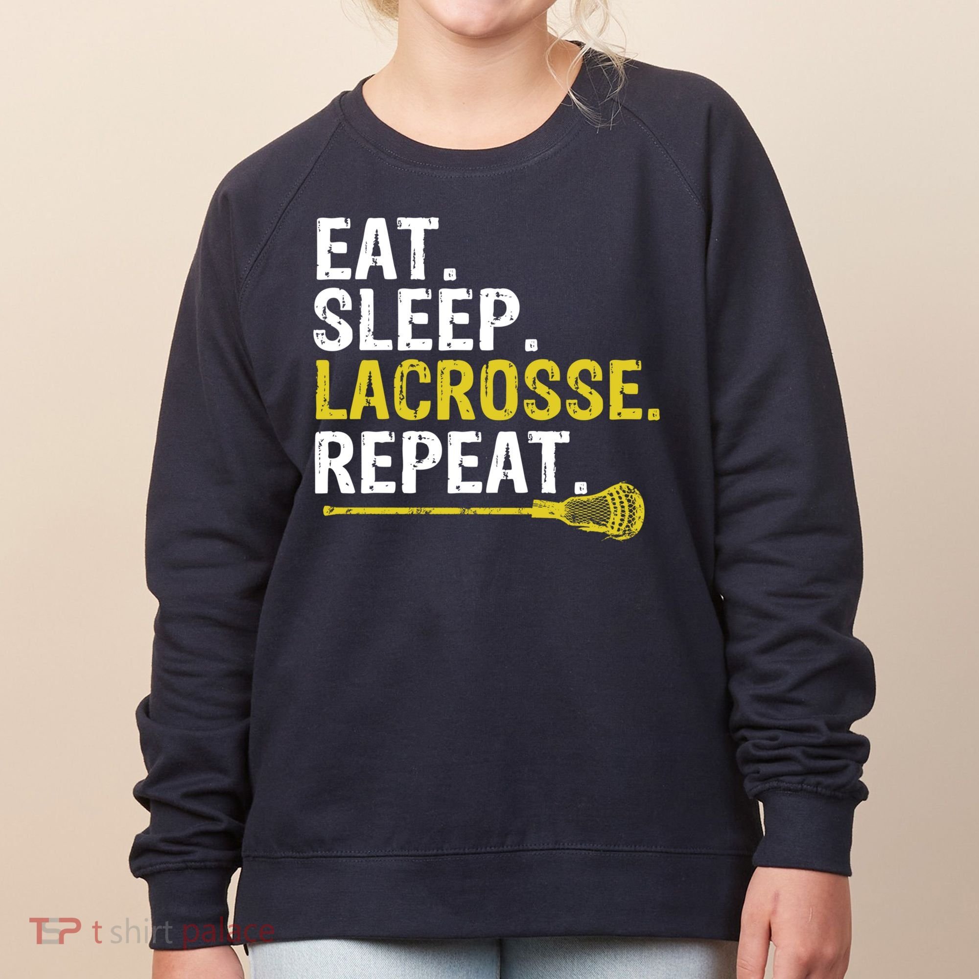 Eat Sleep Lacrosse Repeat Sports Team Game Gift Women's Sweatshirt