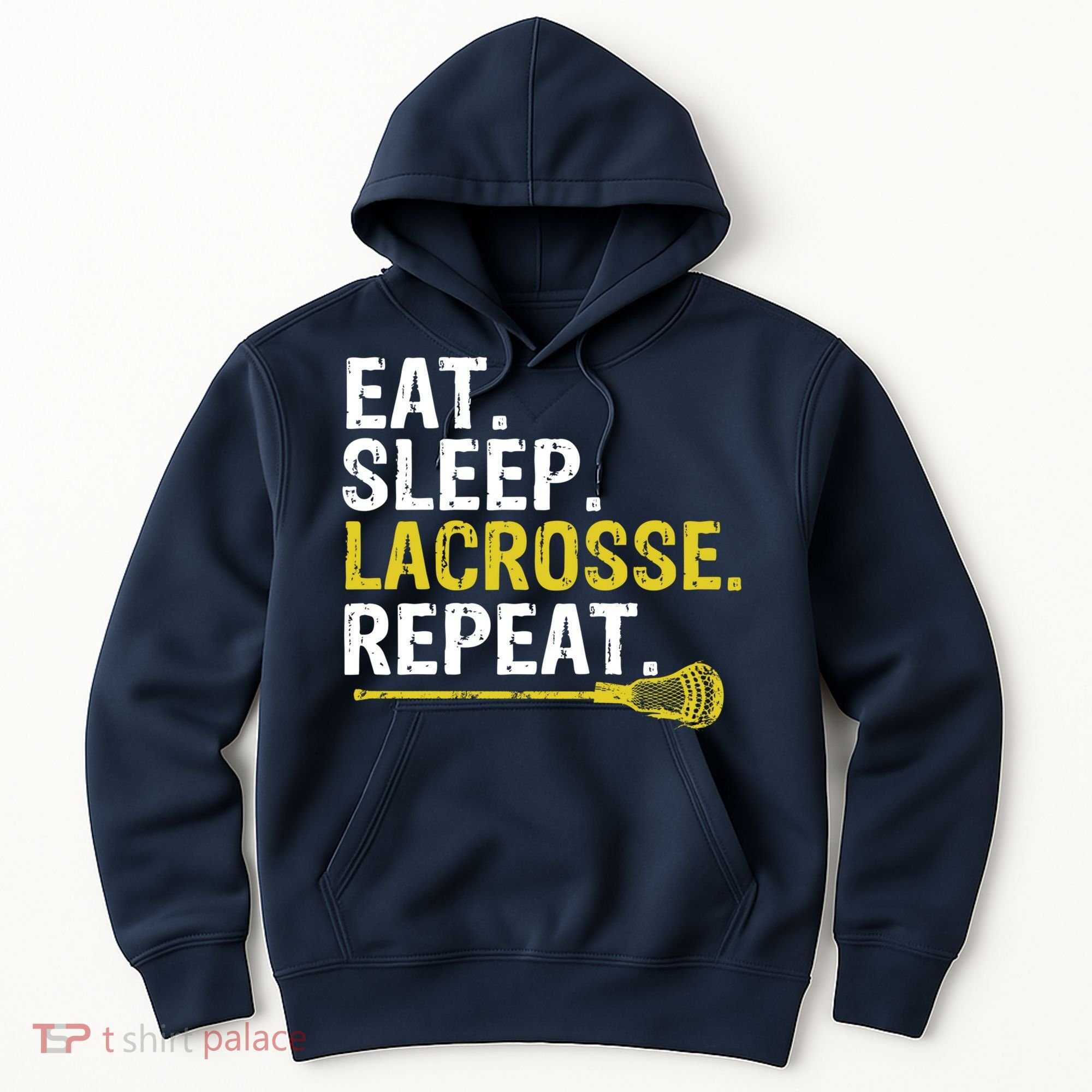 Eat Sleep Lacrosse Repeat Sports Team Game Gift Hoodie