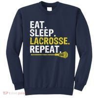 Eat Sleep Lacrosse Repeat Sports Team Game Gift Sweatshirt thumb 0
