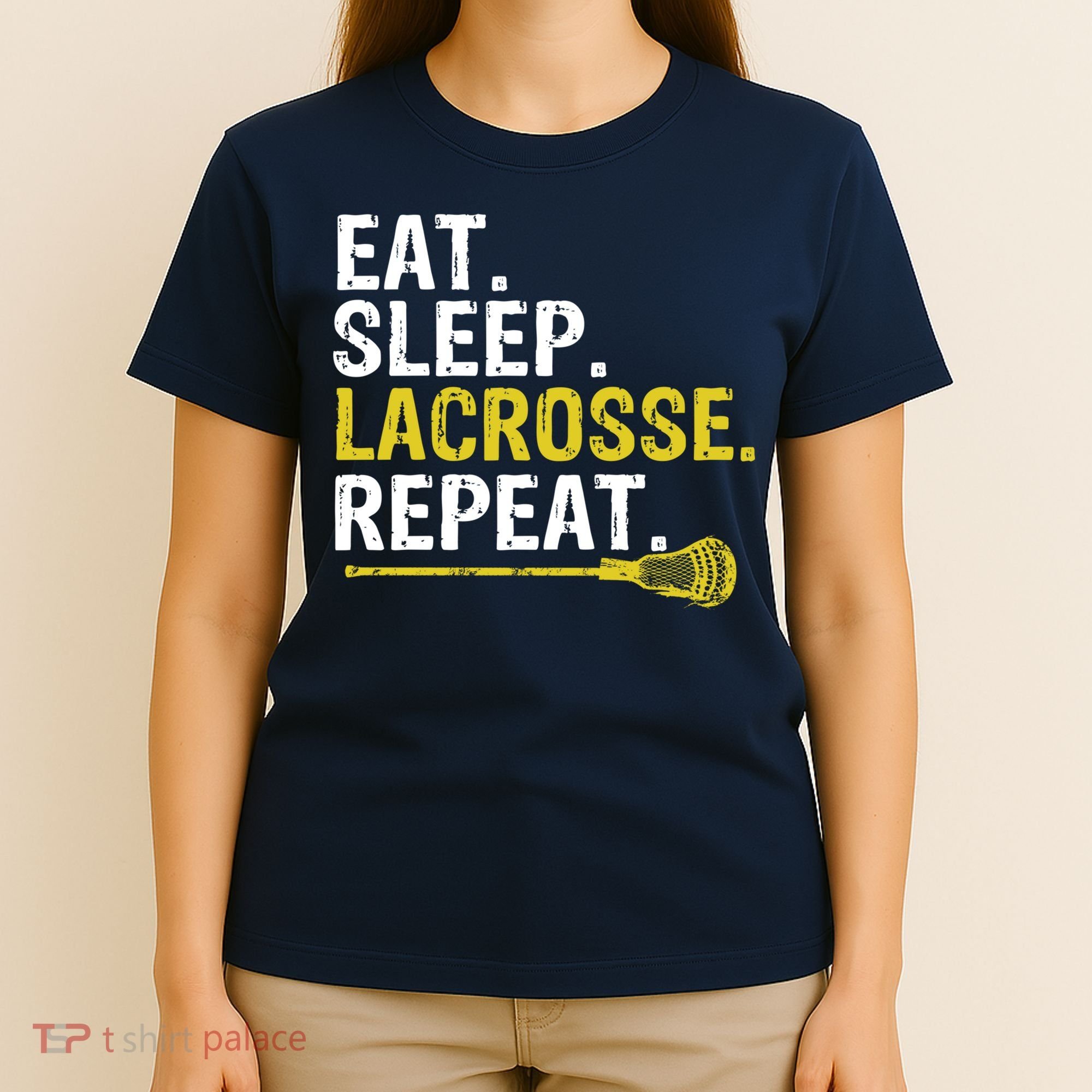 Eat Sleep Lacrosse Repeat Sports Team Game Gift T-Shirt