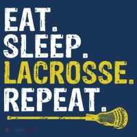 Eat Sleep Lacrosse Repeat Sports Team Game Gift T-Shirt thumb 7