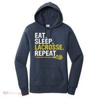 Eat Sleep Lacrosse Repeat Sports Team Game Gift Women's Hoodie thumb 0