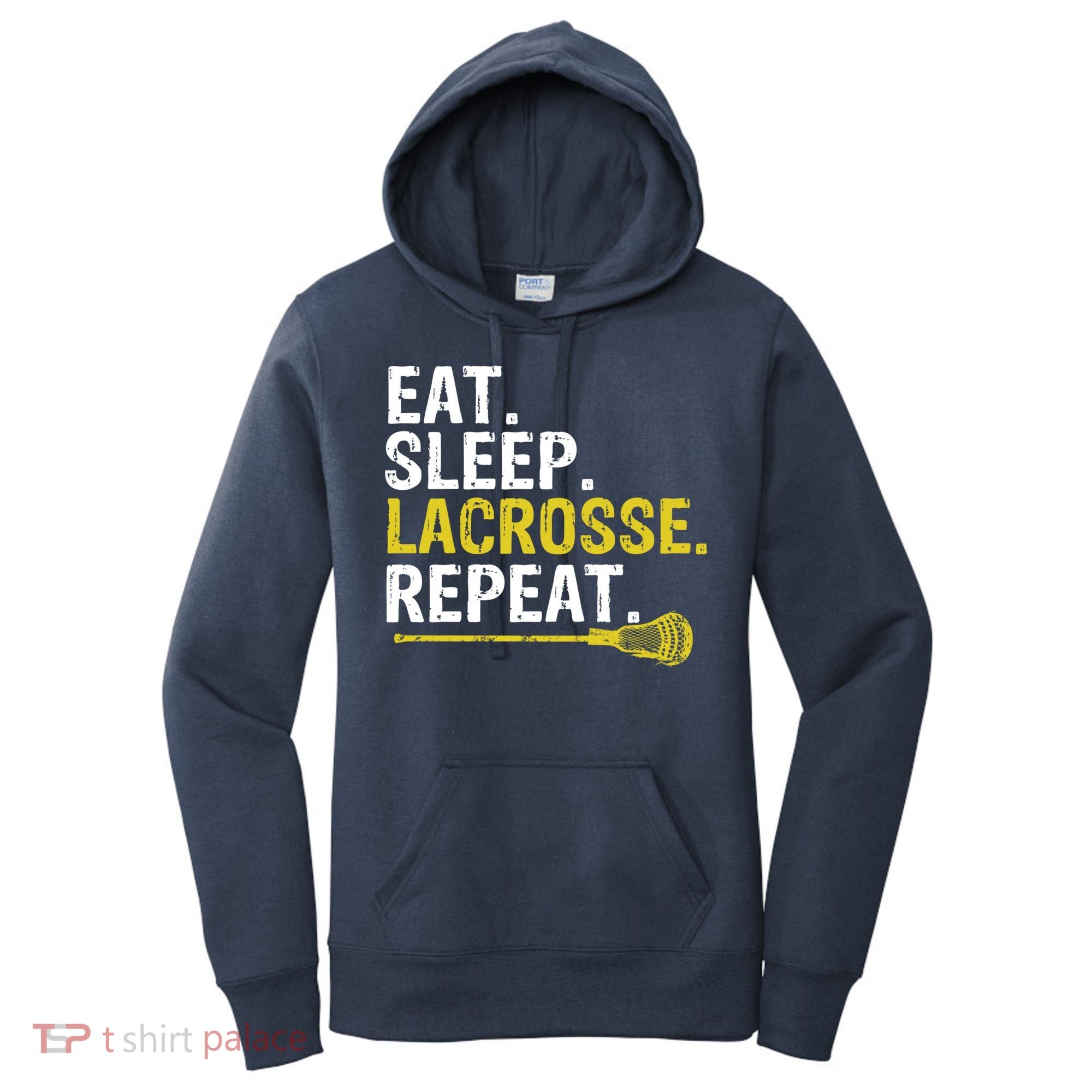 Eat Sleep Lacrosse Repeat Sports Team Game Gift Women's Hoodie