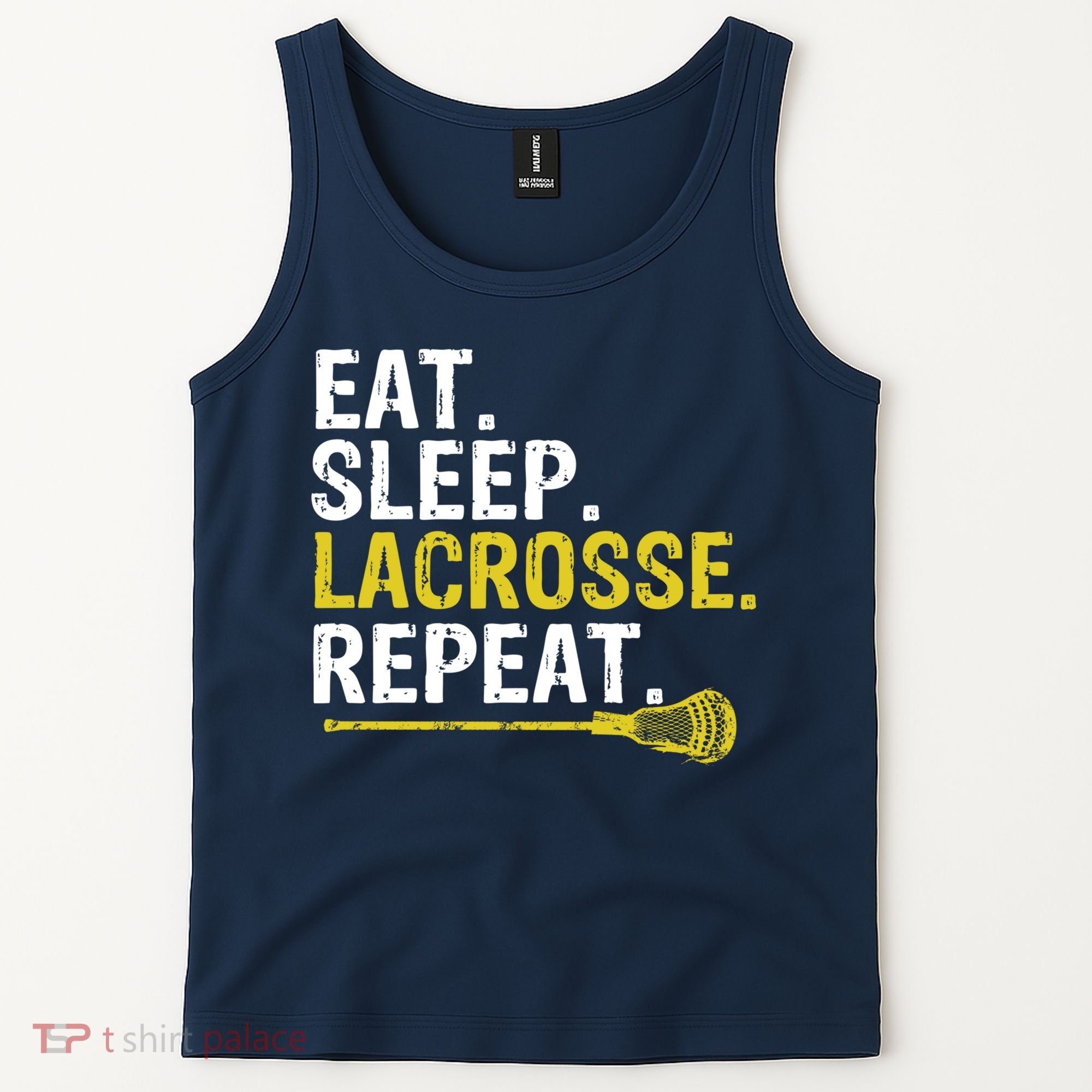 Eat Sleep Lacrosse Repeat Sports Team Game Gift Tank Top