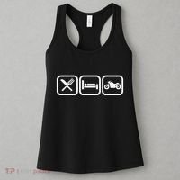 Eat Sleep Motorcycle Biker Fan Women's Tank Top thumb 3