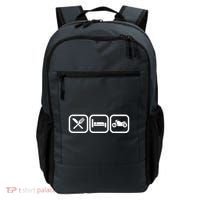 Eat Sleep Motorcycle Biker Fan Backpack thumb 0