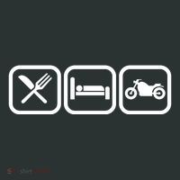 Eat Sleep Motorcycle Biker Fan Coaster thumb 2