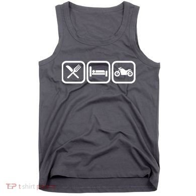 Eat Sleep Motorcycle Biker Fan Tank Top