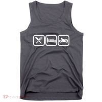 Eat Sleep Motorcycle Biker Fan Tank Top thumb 0