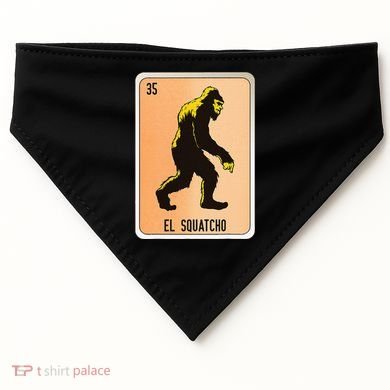 El Squatcho Mexican Slang Chicano Bingo Cards USA-Made Doggie Bandana
