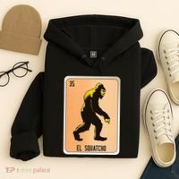 El Squatcho Mexican Slang Chicano Bingo Cards Hoodie thumb 4