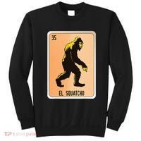 El Squatcho Mexican Slang Chicano Bingo Cards Sweatshirt thumb 0