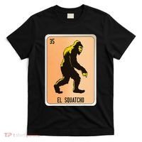 El Squatcho Mexican Slang Chicano Bingo Cards T-Shirt thumb 0