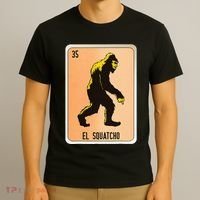 El Squatcho Mexican Slang Chicano Bingo Cards T-Shirt thumb 3
