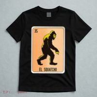 El Squatcho Mexican Slang Chicano Bingo Cards T-Shirt thumb 5