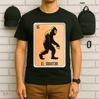 El Squatcho Mexican Slang Chicano Bingo Cards T-Shirt thumb 6