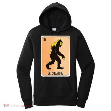 El Squatcho Mexican Slang Chicano Bingo Cards Women's Hoodie