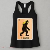 El Squatcho Mexican Slang Chicano Bingo Cards Women's Tank Top thumb 3