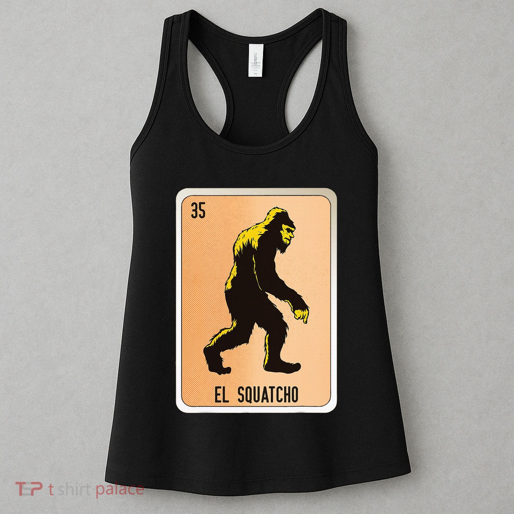 El Squatcho Mexican Slang Chicano Bingo Cards Women's Tank Top
