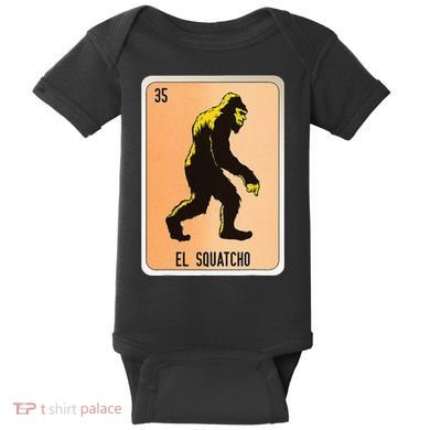 El Squatcho Mexican Slang Chicano Bingo Cards Baby Bodysuit