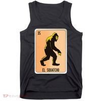 El Squatcho Mexican Slang Chicano Bingo Cards Tank Top thumb 0