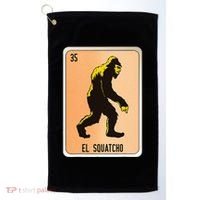 El Squatcho Mexican Slang Chicano Bingo Cards Golf Towel thumb 0