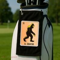 El Squatcho Mexican Slang Chicano Bingo Cards Golf Towel thumb 2