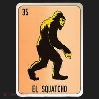 El Squatcho Mexican Slang Chicano Bingo Cards Golf Towel thumb 3