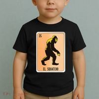 El Squatcho Mexican Slang Chicano Bingo Cards Toddler T-Shirt thumb 2