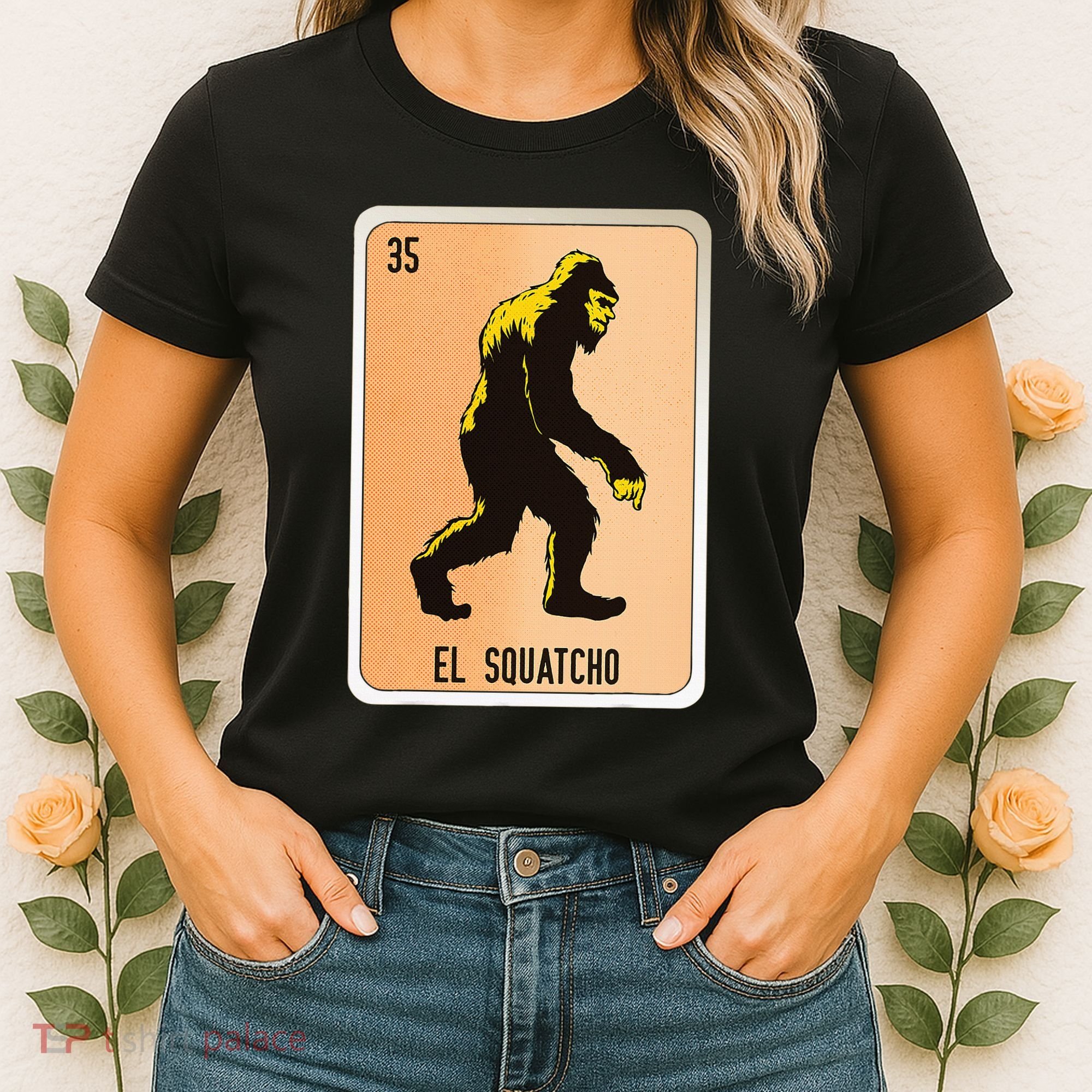 El Squatcho Mexican Slang Chicano Bingo Cards Women's T-Shirt