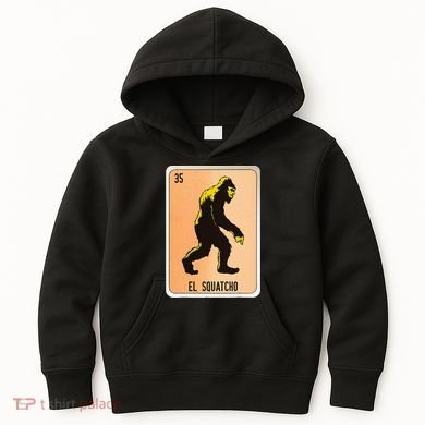 El Squatcho Mexican Slang Chicano Bingo Cards Kids Hoodie