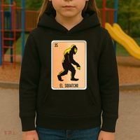 El Squatcho Mexican Slang Chicano Bingo Cards Kids Hoodie thumb 3
